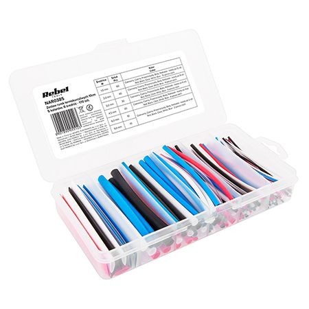 SET TUBURI TERMOCONTRACTABILE 10CM COLOR 170BUC - imagine 2